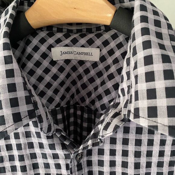James Campbell Men’s Casual Button Down Shirt - XL - Picture 4 of 5